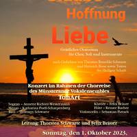 Plakat Chorkonzert TonArt Neukirch 01 10 23