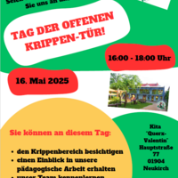 Tag der offenen Krippen Tür KITA Querx Valentin